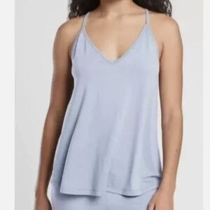Athleta Nighttime Sleep Cami Top Size XS Dusty Blue